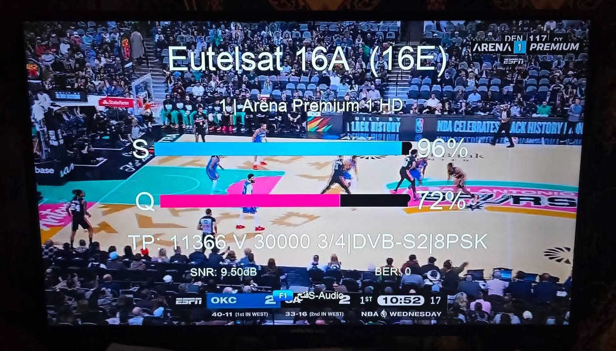 تنصيب قمر يوتلسات 16 على صحن جيكارد 105 ولاقط فري بوكس
البصرة الزبير 
***********
