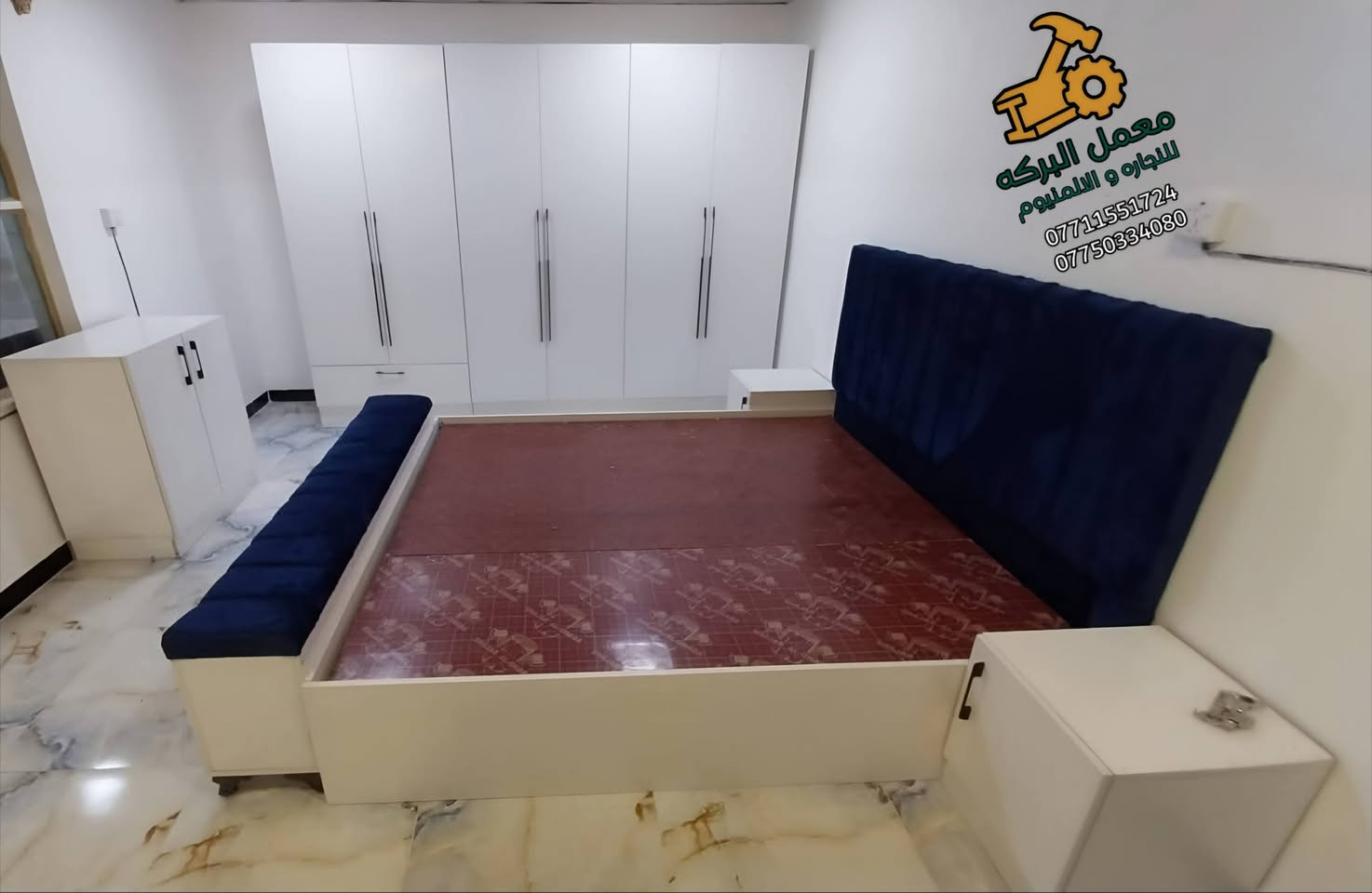 معمل البركه للنجاره 
👷‍♂️ إتقان في كل تفصيل ، جودة في كل عمل

🔧 خدماتنا:
. أعمال النجارة الخشبية بكافة أنواعها (أبواب, نوافذ, مطابخ, غرف نوم ، تخم ، ديوان ، كورنر )
· تصنيع وتصميم الأثاث المنزلي والمكتبي حسب الطلب
· أعمال الألمنيوم الحديثة (واجهات, نوافذ, أبواب)
· تركيب القواطع والستائر الألمنيوم
· أعمال الصيانة والتجديد للنجارة والألمنيوم

✅ مميزاتنا:
· خبرة طويلة في مجال النجارة والألمنيوم
· استخدام أفضل المواد والخامات
· دقة في التنفيذ والتسليم في الموعد المتفق عليه
· تصميمات عصرية تناسب جميع الأذواق

📍 العنوان: [مقابل محطة كهرباء بسماية ]
📞 الهاتف: [*********** ]
📱 واتساب: [*********** ]
Omar Dulaimi 
نحول رؤيتك إلى واقع ملموس!
✨ بفضل الله، ثم بحرفيتنا، نبتكر لك مساحات تليق بذوقك
