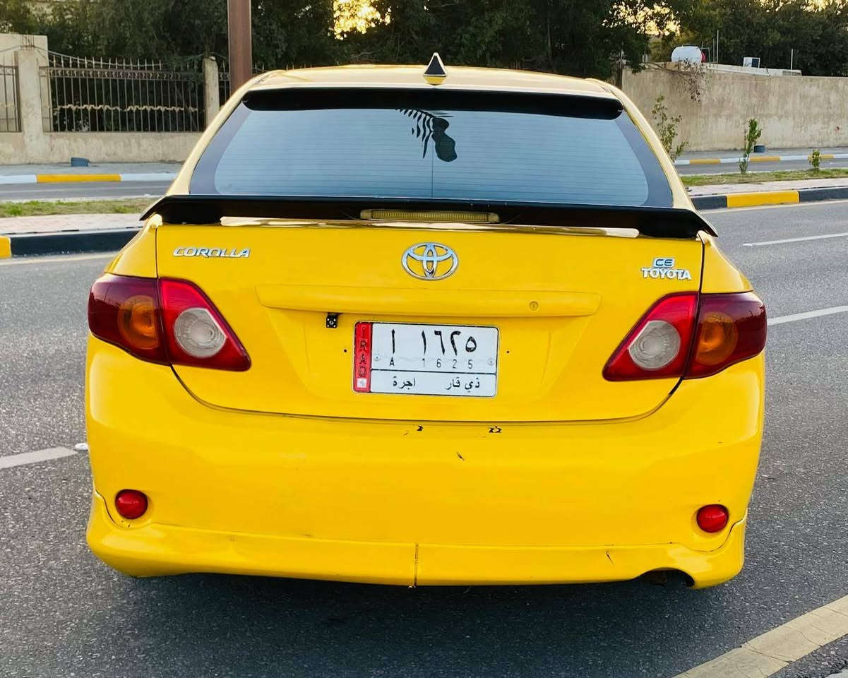 السعر86الاستفسار*********** تيوته كورله2009 خليجي بيهه باب مبدل باب السايق والباقي مكفول كفاله عامه مكينه1800 وكير مكفولات حداديه جديده تخم تاير تبريد ثلج السياره جديده وجاهزه بمعنه الكلمه دوشمه جديده شاشه جبيره كامري دواره مودات قياده بيهه رقم ذي قار مشروع وطني سنويه 2029 مكان السياره كربلاء
