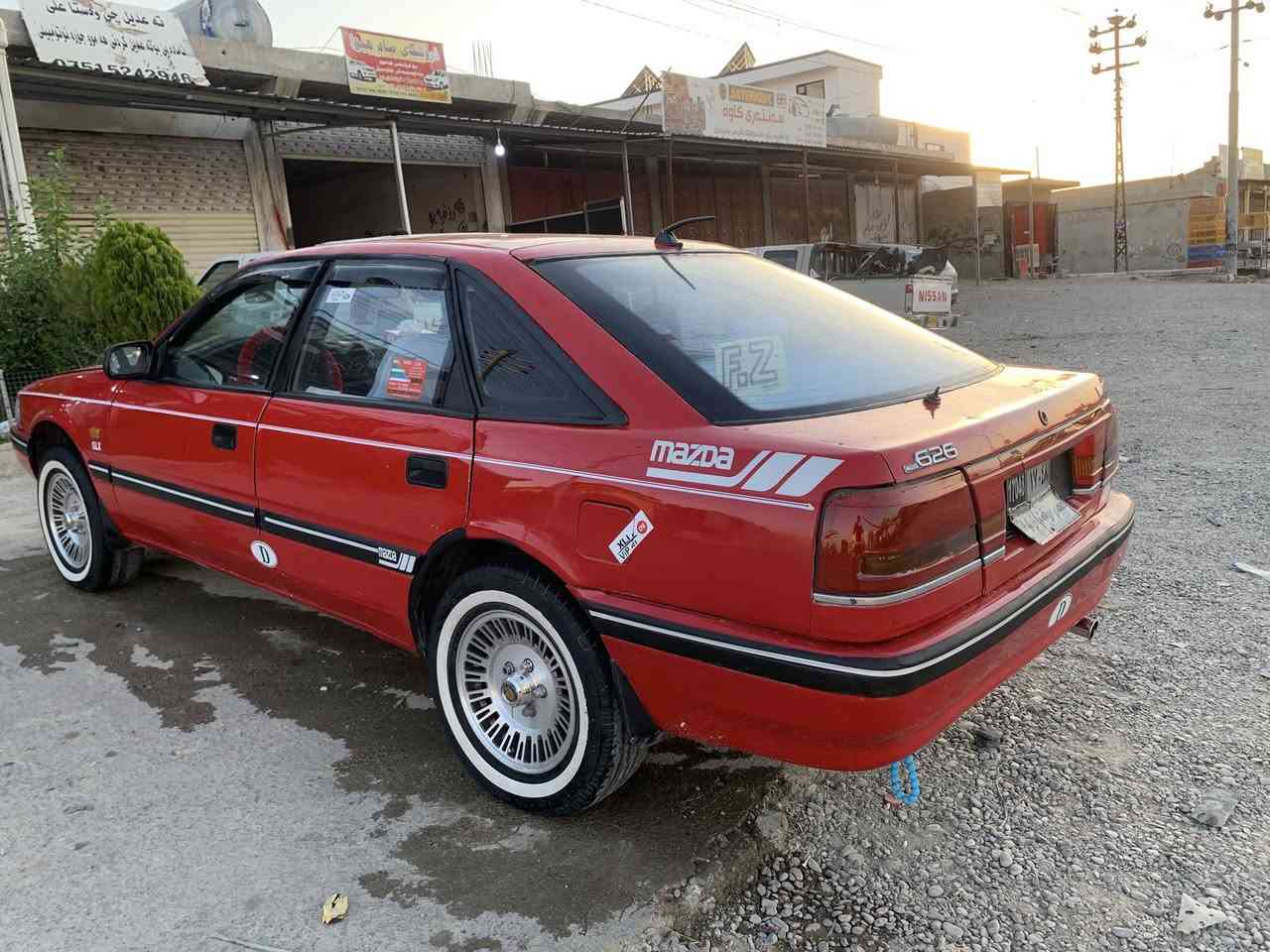 سڵاو ڵە هاو ڕێیان
ئەم مازدایە بۆفرۆشتن 
ئاڕمی پلاستیکی سلێمانیە   سەنەویو وەکالەشی لەگەڵایە
مۆدێلی 1991 
مەکینەی هەشتو بەخە 
گێڕو مەکینەو تەقو ڕەقو کارەبای کامل بەشەرت 
چوار تایەو ویلی لەسەرە 
ڕزیوی نیە موسو بڕاوەو ئاڕمو ئەوەلیاتی بەشەرت 
سیعری  26گەڵاو کەمێک مەعمەلە
شوێن هەڵەبجەی تازە شارەزور
ژمارەی خاوەنی سەیارەکە ***********
***********
تکایە تەلەفون بۆ خاوەنی سەیارەکە بکە
