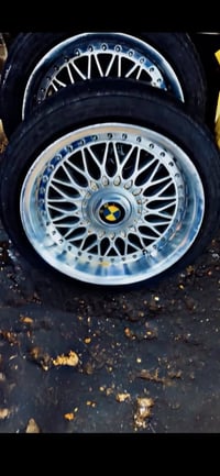 تخم ويل كب bbs حجم 17كلش نظيف مع تخم تاير  4ستد الويل تو سايز  السعر ٤...