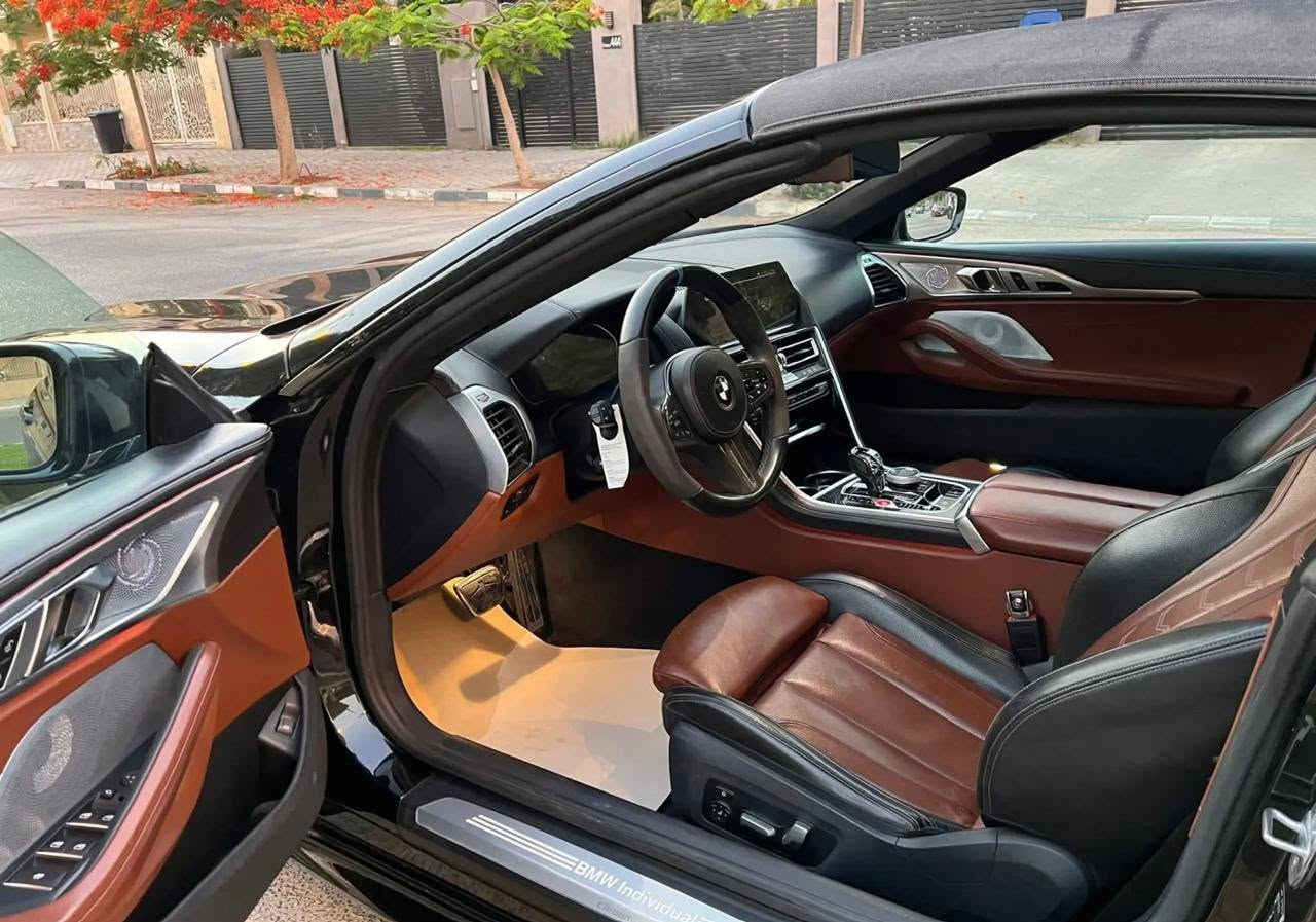 BMW . M850
CABRIOLET 

•Model : 2020
•Color  : Black X Camel
•28,000 km 
•Wakeel .. all Services Done ✅ 

For More Info DM us Or Call: ￼⁨
01008282280 -
0111 1169462 الشيخ زايد, الجيزة


**إذا كنت صاحب هذا الإعلان وتريد حذفه لأي سبب، رجاءا أرسل رسالة إلى الدعم الفني**