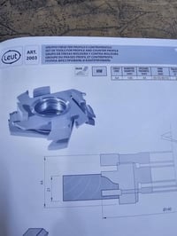 طوبة فريزة لعمل ابواب المطابخ من الخشب الخام ( تعباه )  ذات الشفرات ال...