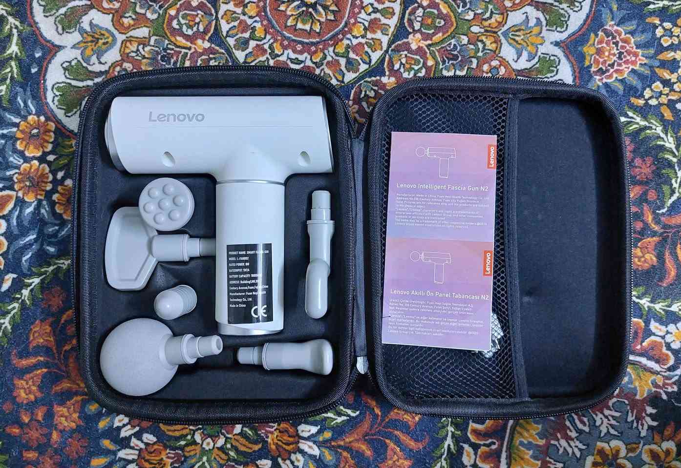 السلام عليكم
جهاز تدليك العضلات الذكي ماركة (لينوفو)
                                          Lenovo Fascia Gun N2.
يأتي مع 6 رؤوس مختلفة

خلي سعرك وبالعافية


**إذا كنت صاحب هذا الإعلان وتريد حذفه لأي سبب، رجاءا أرسل رسالة إلى الدعم الفني**