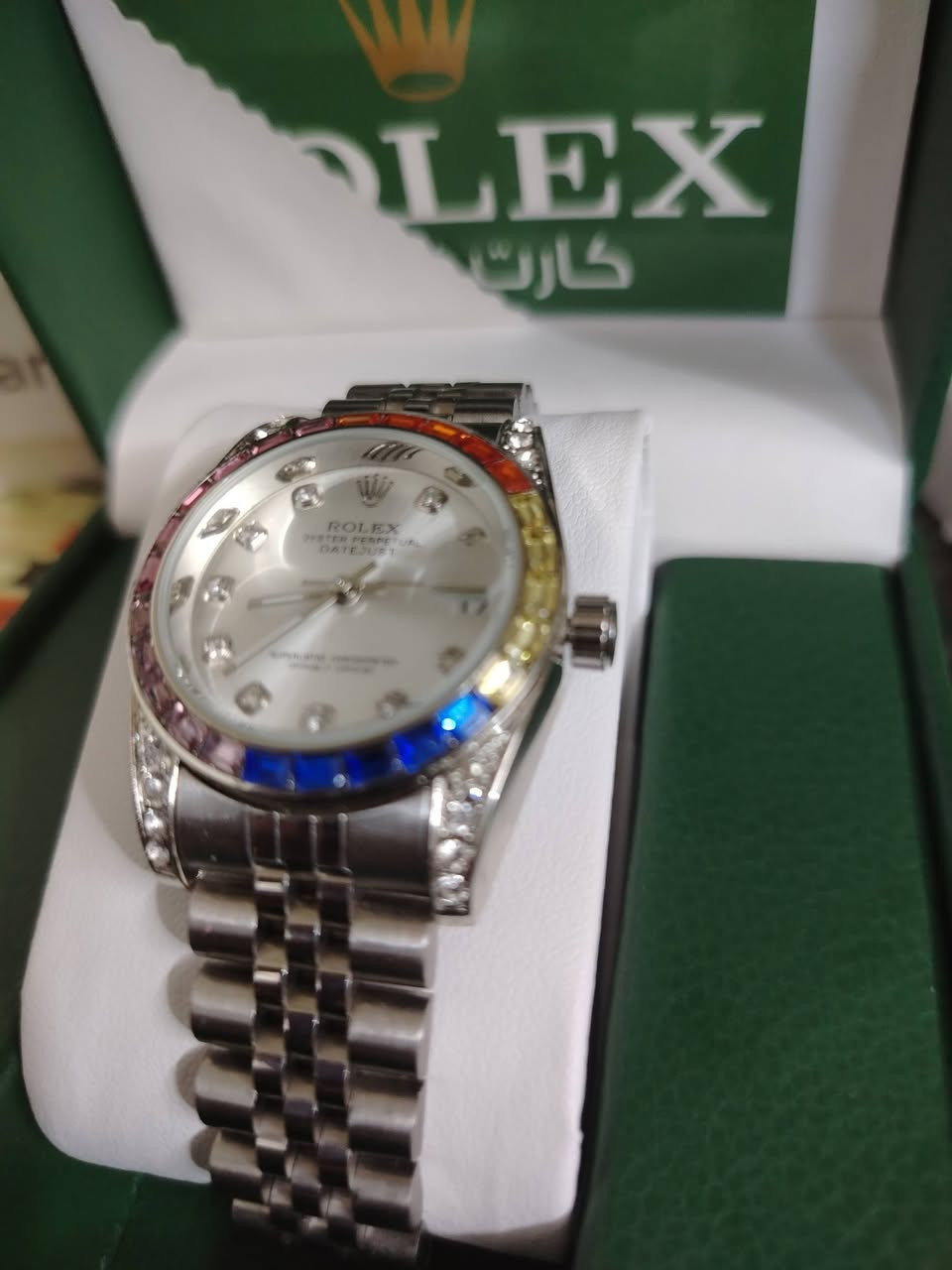 ساعه رولكس سويسري نسائي مختومة k18  قطعه كلش حلوه وراقيه كوالتي عالي ضد الماء ضد الخدوش زجاج زفير طلاء ثابت خلي سعر وبل عافيه على ياخذها


**إذا كنت صاحب هذا الإعلان وتريد حذفه لأي سبب، رجاءا أرسل رسالة إلى الدعم الفني**