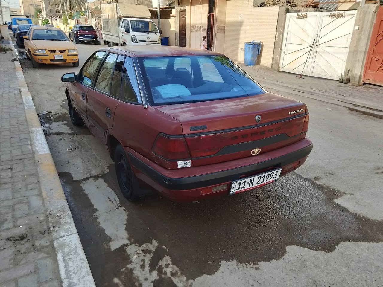 عيدكم مبارك وكل عام وانتم بالف خير
موديل 1996 محرك مفتوح اوتوماتيك تبريد كهربائيات حدادية حلوة مكفولة من الضربة تخم تاير جديد 
السعر 34 . بابل المسيب 
للاستفسار ***********
