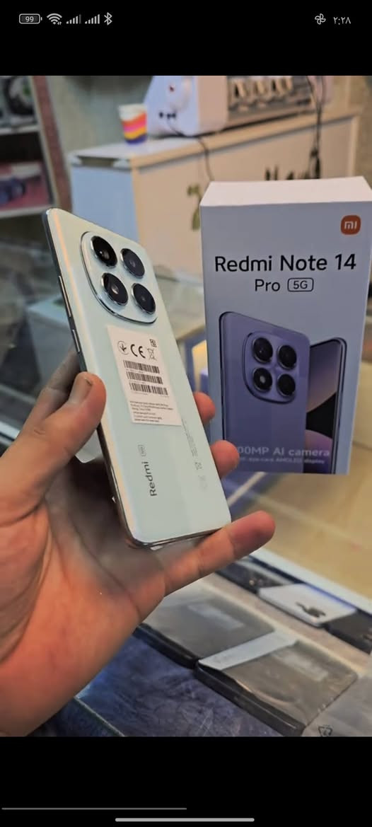 السلام عليكم جهاز ريدمي نوت 14 برو 5Gيعني الفئا العاليه ذاكره 512 الجهاز مكفول لا مفتوح ولا ملعو بغراضه كارتونه وشاحنته وكيبله الاصليه جهاز ستعمال بصيط كلش يعني اقل من الشهر الجهاز رايده ب350 وبي مجال قليل لو الجديد مالته سعره اربع ورقات العنوان بصره ابي الخصيب رقم ***********موجود واتساب ورصيد وبلعافيه عل ياخذه
