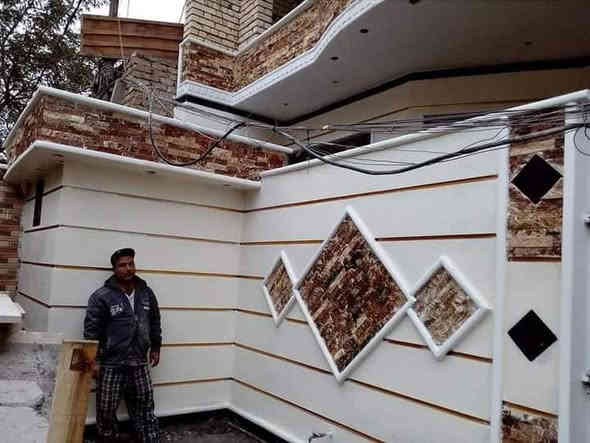 طلس وتطعيم واجهات المنازل بغداد الزعفرانية ***********

