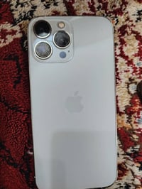 آيفون 13 برو ماكس تك  ذاكره 128  بطاريه 100  نموذج M  اللون ابيض  مبدل...