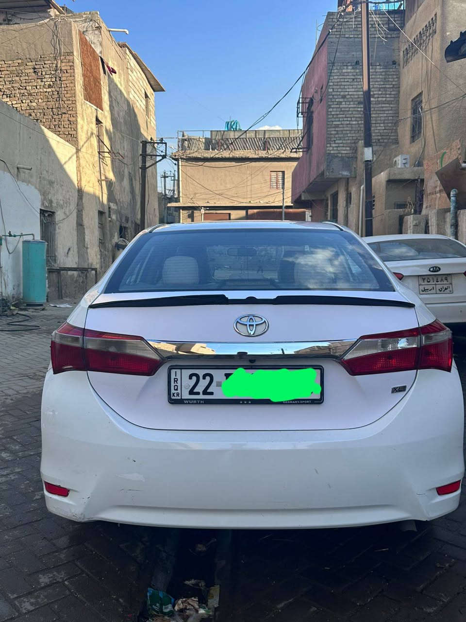 مراوس فقط  كورلا 2015 خليجي بدون ضربة بيها صبغ ٤ قطع اثر شخوط بدون اي ضربة بجم كبس لغود شواصي مكفولات محرك كير مكفولات تخم تاير رقم اربيل جديدة تحويل شوكت متريد محرك 1800 السعر 120 وبيها مجال رقم الهاتف *********** الاتصال بي واتساب مكاني بغداد فقط مراوس شعندك نزل
