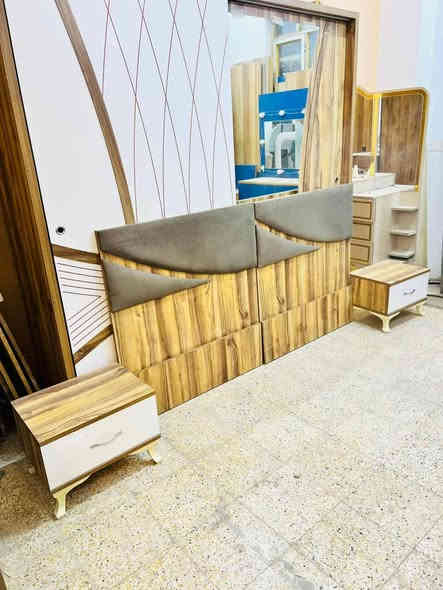 غرفه نوم تركي 🇹🇷🔥
نضافة 90 💯 شبابي 
6 قطع سرير 2 منفصل 
بسعر 475 قفل مع شد ونقل مجاني
***********
