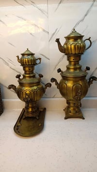 سماورات نحاس • احجام صغيرة • بأختام وبدون