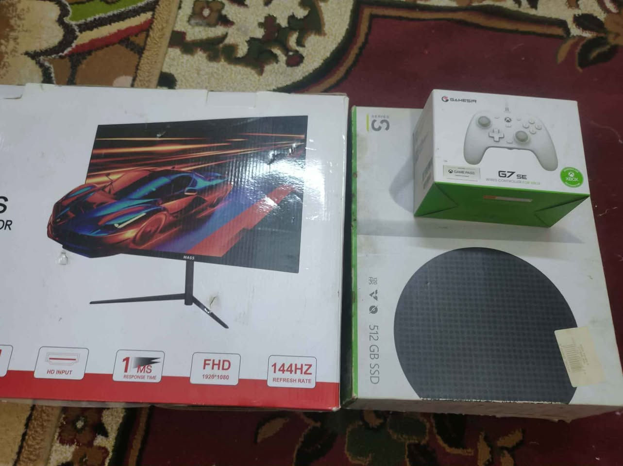 يا الله ..... سلام عليكم
جهاز اكس بوكس سيريس اس 512 ابيض انتاج23 
مع كنترول الجهاز والكارتونه وكنترول كيم سير جي سفن se
مع حساب خاص يحتوي علا لعبه ريد ديد ردمشن الالتمت كامله هيه ول ستوري مود وسبشل ادشن ولعبة كراند 5 و سلسلة العاب مافيا 3اجزاء مع الدمو مع شاحنه للكنترول الاصلي (مع لعلم الكنترول مبدل بي كير وخليت واحد اصلي مال تفصيخ ) مع كنترول فريك لتثبيت الايم بل العاب ودرع لليده الاصليه مع شاشه مونتر مال العاب من شركة ماس 144hz و1msو hdr10وحجم 24inhمناسبه للالعاب وتشغل علجهاز 120فريم يعني شد ولعب وهديه كيم باس شهر ويا لجهاز
..مكاني حله البكرلي العبوديه تجي للبيت تفحص تقتنع تاخذه سبب البيع عدم التفرغ. السعر 590الف دينار. تواضل مازنجر او علا *********** واتساب حلة, بابل
