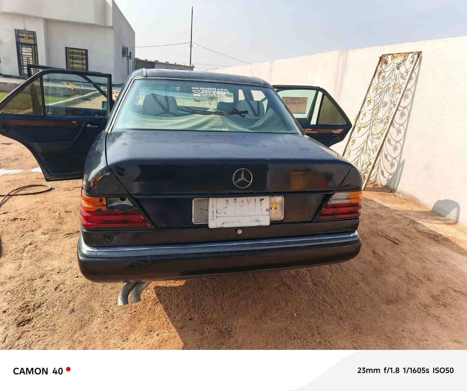 مارسدس مديل1990 حدادية نص عمر تبريد شغال مصبوغة صبغ عام مكينة 2500
السعر 33 وبي مجال حك الجية بس 
***********
