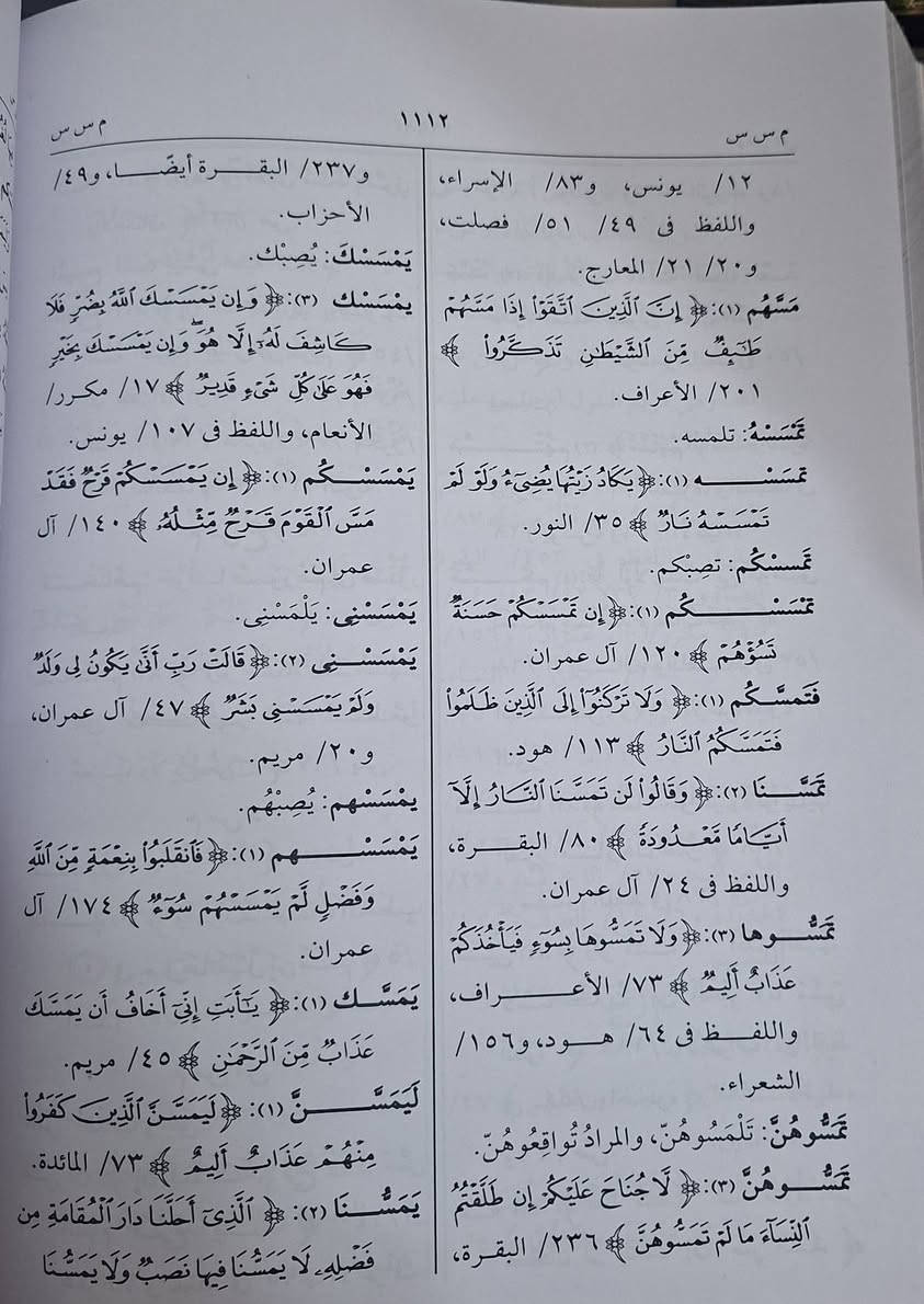 معجم ألفاظ القرآن الكريم يتحدث عن فهرسة وتوضيح معاني ومواضع كل كلمة (اسم، فعل، حرف، ضمير) وردت في القرآن الكريم، مرتبة أبجدياً غالباً، مع ذكر السورة ورقم الآية، لتسهيل البحث عن اللفظ وفهمه وتصريفاته وتأويلاته المختلفة، وهو مرجع أساسي لطلاب التفسير واللغة لفهم مفردات القرآن العظيمة. مجلدين طبعة اوفسيت سعر 30 الف مكتبة عبدالله علي مراد كركوك خان القلعة للطلب والاستفسار الاتصال على رقم 
*********** يوجد لدينا خدمة توصيل للمحافظات
