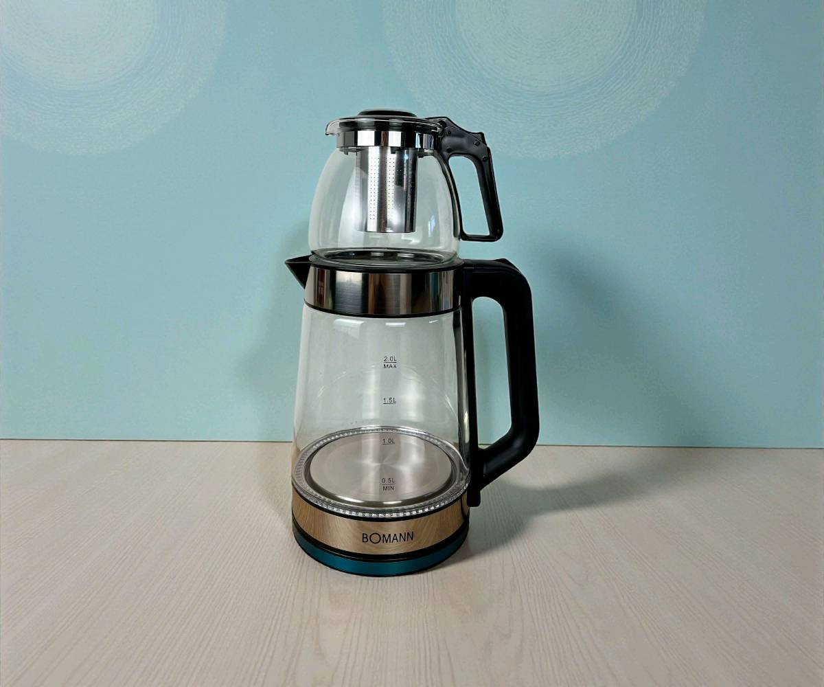 تريد شاي جاهز بطريقة مرتبة وأنيقة؟ ☕🔥

غلاية بومان 2×1 تجمع بين غلي الماء وتحضير الشاي بنفس الوقت!

1500 واط تسخين سريع يخليك ما تنتظر هواي ⏱️

إبريق شاي علوي مع فلتر ستانلس ستيل لتحضير نكهة مركزة.

جسم زجاجي أنيق يبين مستوى الماء بكل وضوح.

فصل أوتوماتيكي للحماية وأمان أكثر.

اختيار مثالي لبيتك أو مكتبك ✨

متوفر توصيل كل محافظات العراق