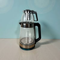 تريد شاي جاهز بطريقة مرتبة وأنيقة؟ ☕🔥  غلاية بومان 2×1 تجمع بين غلي ال...