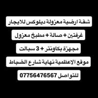 شقة أرضية • ديلوكس • غرفتين
