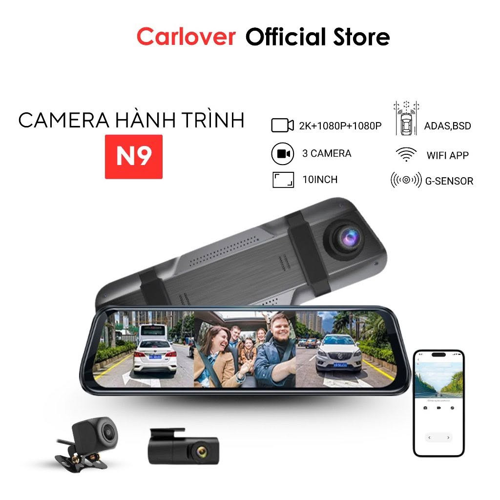 كارلوفر N9 بالأصدار الجديد !
Carlover N9 بثلاث كامرات 

المواصفات :

1- الكاميرا الامامية مقاس 10 انش وبتصوير عالي الدقة بدقة  2k وكاميرا داخلية بدقة 1080P وكاميرا خلفية بدقة 1080P مع التحكم باللمس بعرض زاوية التصوير والكاميرا الخلفية ايضاً التحكم عن طريق اللمس والداخلية باظهار زاوية التصوير لرؤية افضل ويمكن عرض الكامرات بشكل منفصل او مع بعض على المرايا.

2- سهولة التحكم عن طريق اللمس.

3- تطبيق خاص للهواتف الذكية 📱

داش كام كارلوفر تدعم تطبيق خاص يتيح لك مشاهدة وحفظ الصور والمقاطع على هاتفك الذكي عن طريق الاتصال بالـ WiFi (متاح لابل واندرويد).

4- رؤية ليلية فائقة ✨

تتيح العدسة الحصول على صور عالية الجودة في الليل. وتساعد تقنية البعد البؤري الخاصة التي تسهلها العدسة ذات الزاوية العريضة في التقاط تفاصيل أصغر مثل لوحات المركبات بدقة أكبر حتى في الإضاءة المنخفضة.

5- تسجيل الطوارئ الذكي 🌟

تتميز الكاميرا بتقنيه تقوم بحفظ مقاطع الفيديو عند وقوع حادث لا سمح الله او وجود اهتزازات قوية

6- التسجيل المستمر 💿

ستقوم الكاميرا بحذف اللقطات القديمة وتحميل الجديدة عندما تمتلئ الذاكرة

7- تحكم صوتي في التسجيل والايقاف والتقاط الصور وتسجيل الصوت

8- امكانيه ربطها على الجداحة او على فيوزات السيارة 

9- دعم ذاكرة التخزين 
 تتحمل ذاكره بحد اقصى 256GB.

10- كاميرا ذكية تحميك قبل وقوع الخطر!
اكتشف القوة الحقيقية للتكنولوجيا مع N9 المزودة بأنظمة أمان متقدمة:

🔹 نظام ADAS الذكي
يساعدك في القيادة من خلال:
✅ تحذير عند الخروج من المسار
✅ إنذار عند الاقتراب من سيارة أمامك
✅ تنبيه مبكر لتفادي التصادم

🔸 نظام BSD – مراقبة النقطة العمياء
⚠️ لا تخلي شي يفوتك! الكاميرا تنبهك بوجود سيارات في الزوايا اللي ما تشوفها بالمرايا.

🔸 نظام LCA – دعم تغيير المسار بأمان
🎯 إذا أكو سيارة بجانبك، الكاميرا تنبهك قبل ما تغير المسار وتتجنب أي صدمة جانبية.

🎥 كاميرا تجمع الأمان، الذكاء، والتصوير العالي الدقة

· ماذا يأتي بداخل الصندوق؟

1- الكاميرا الامامية 

2- الكاميرا الخلفية

3- الكاميرا الداخلية

4- كتيب تعليمات

5- شاحن سيارة

6- كيبل طاقة

السعر 125 الف والتوصيل مجاني 🚘

.
للحجز يرجى مراسلة الصفحة او الاتصال على الرقم : 
***********
او عن طريق موقعنا :
www.iraqdashcam.com⁩⁩⁩⁩⁩
