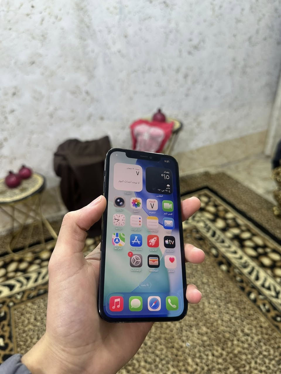 12برو فقط جهاز نضافه100/100 كله شغال 
ذاكره128
بطاريه78
مبدل شاشه اصليه شرط 3خيارات 
كامرات اتصال كله فول 
فيس إيدي واكف
بيع اوً مراوس سعر الجهاز 225 ألف فقط مكان رمادي ورار
***********
