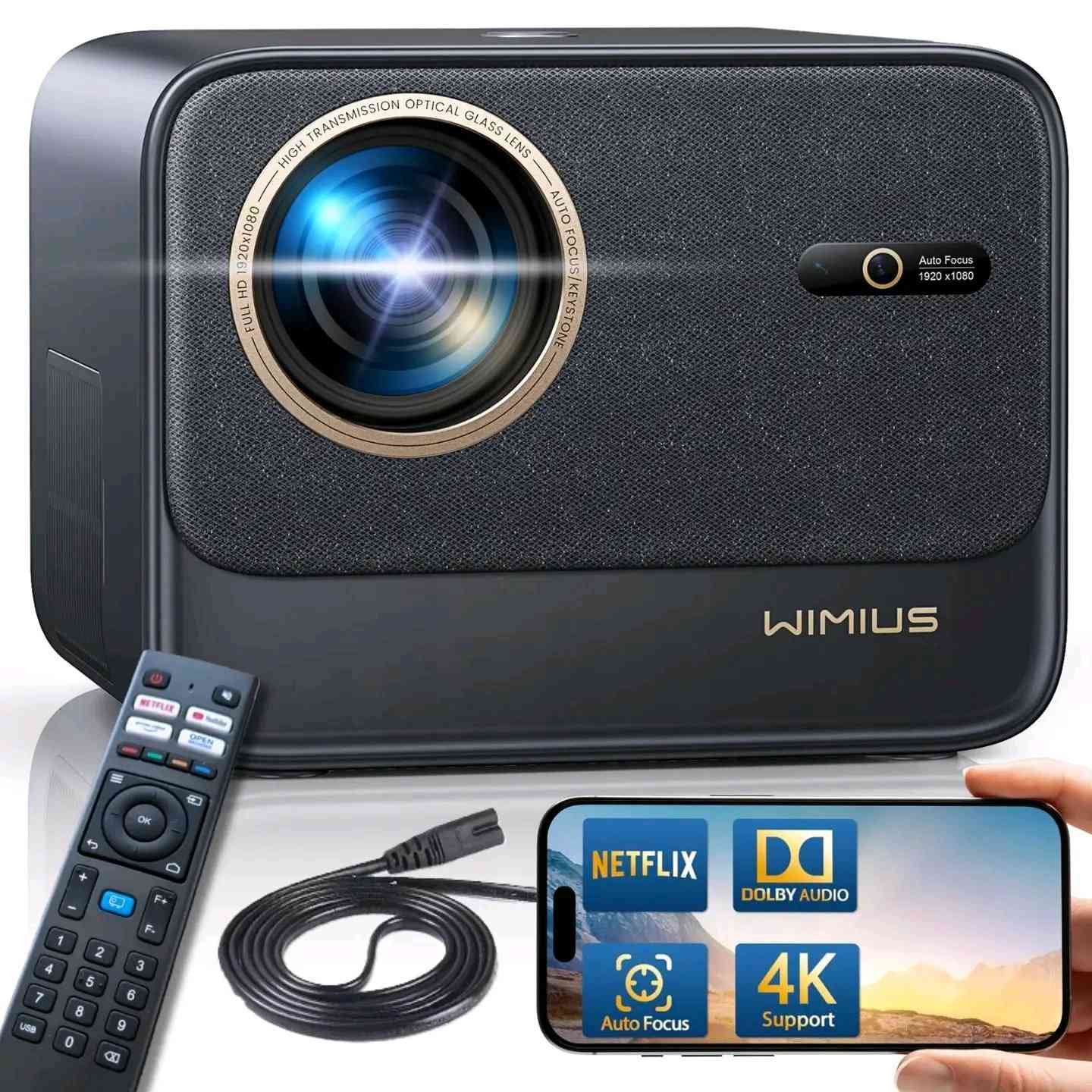 Projector WIMUS K9 4K''3D''
 Native 1080p FHD
ANSI 700 Lumens 30000
 احدث موديل من شركة WIMUS المعروفه 
أستيراد اوربا بريطانيا 
للحجز والاستفسار واتس اب
***********
