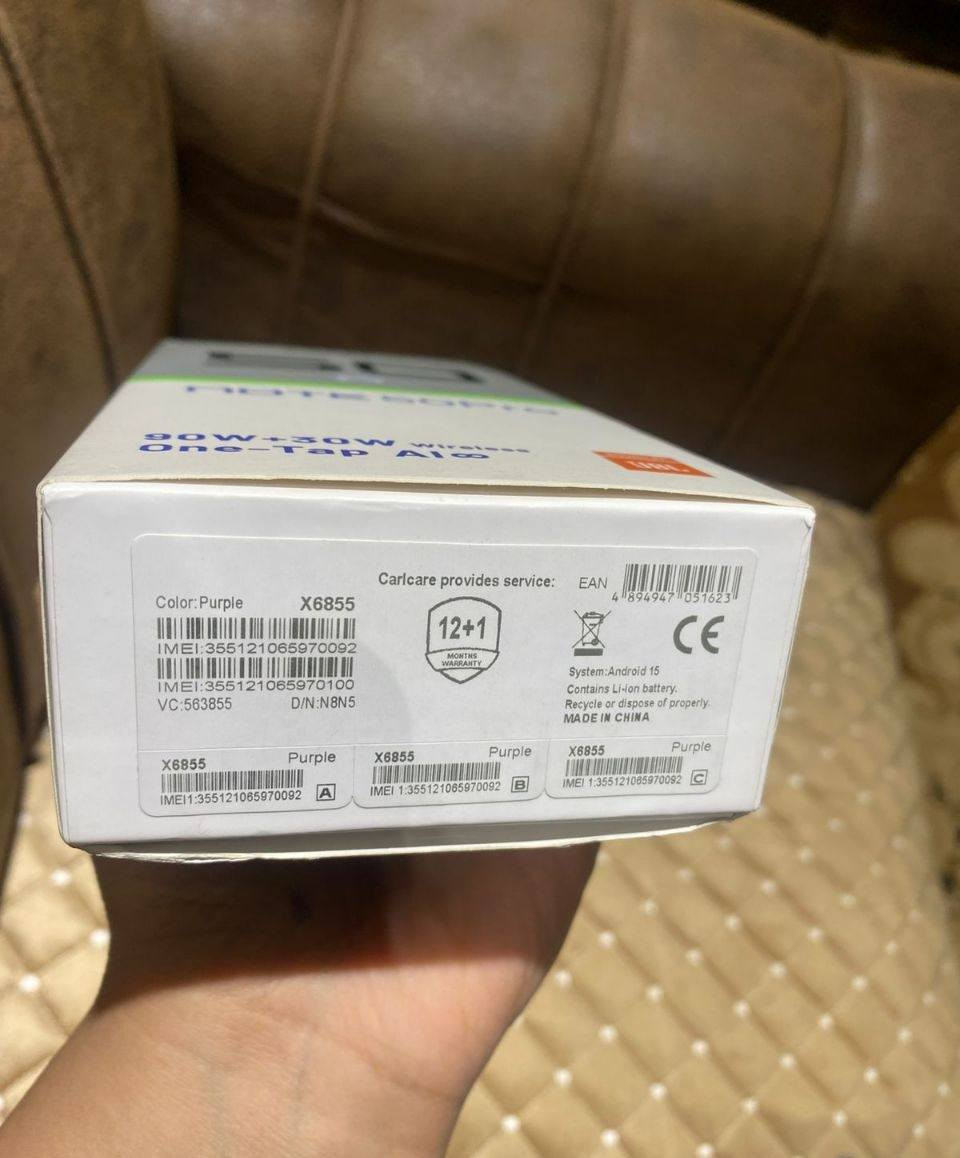 تلفون Infinx note 50pro جهاز نظيف مامستخدم فقط اسبوع واحد نظافة فول متوفره غراضه ويه جديد 100% شحن فول سرعه وسلاسه بالاستخدام فحص كدامك بغداد الي شراي وجاد يتفضل خاص تحياتي


**إذا كنت صاحب هذا الإعلان وتريد حذفه لأي سبب، رجاءا أرسل رسالة إلى الدعم الفني**