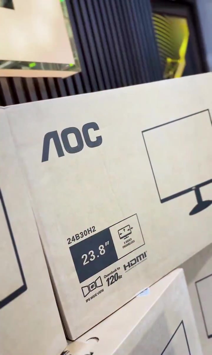 🔥🔥 عرض يهز الأسعار من الربيع للتجارة 🔥🔥

بـ 85$ فقط تحصل على شاشة AOC بمقاس 23.8 بوصة (24") بمواصفات مميزة تجمع بين الجودة والسلاسة:

🖥️ دقة عرض Full HD⚡ تردد 120Hz لتجربة مشاهدة ولعب أكثر انسيابية🛡️ كرت ضمان لمدة سنتين من شركة الربيع للتجارة

💥 شاشة مثالية للدراسة، العمل، الألعاب، والاستخدام اليومي… وكل ذلك بسعر استثنائي!

📍 العنوان:دمشق – البحصة – ساروجة – مقابل فرن مرحبا – الطابق الأول

🚚 توصيل داخل دمشق وشحن إلى جميع المحافظات السورية

📞 للطلب والاستفسار:📱 0980829966📱 0988779070

💙 الربيع للتجارة… عندما تجتمع الجودة، الثقة، والسعر الأفضل في مكان واحد.


**إذا كنت صاحب هذا الإعلان وتريد حذفه لأي سبب، رجاءا أرسل رسالة إلى الدعم الفني**
