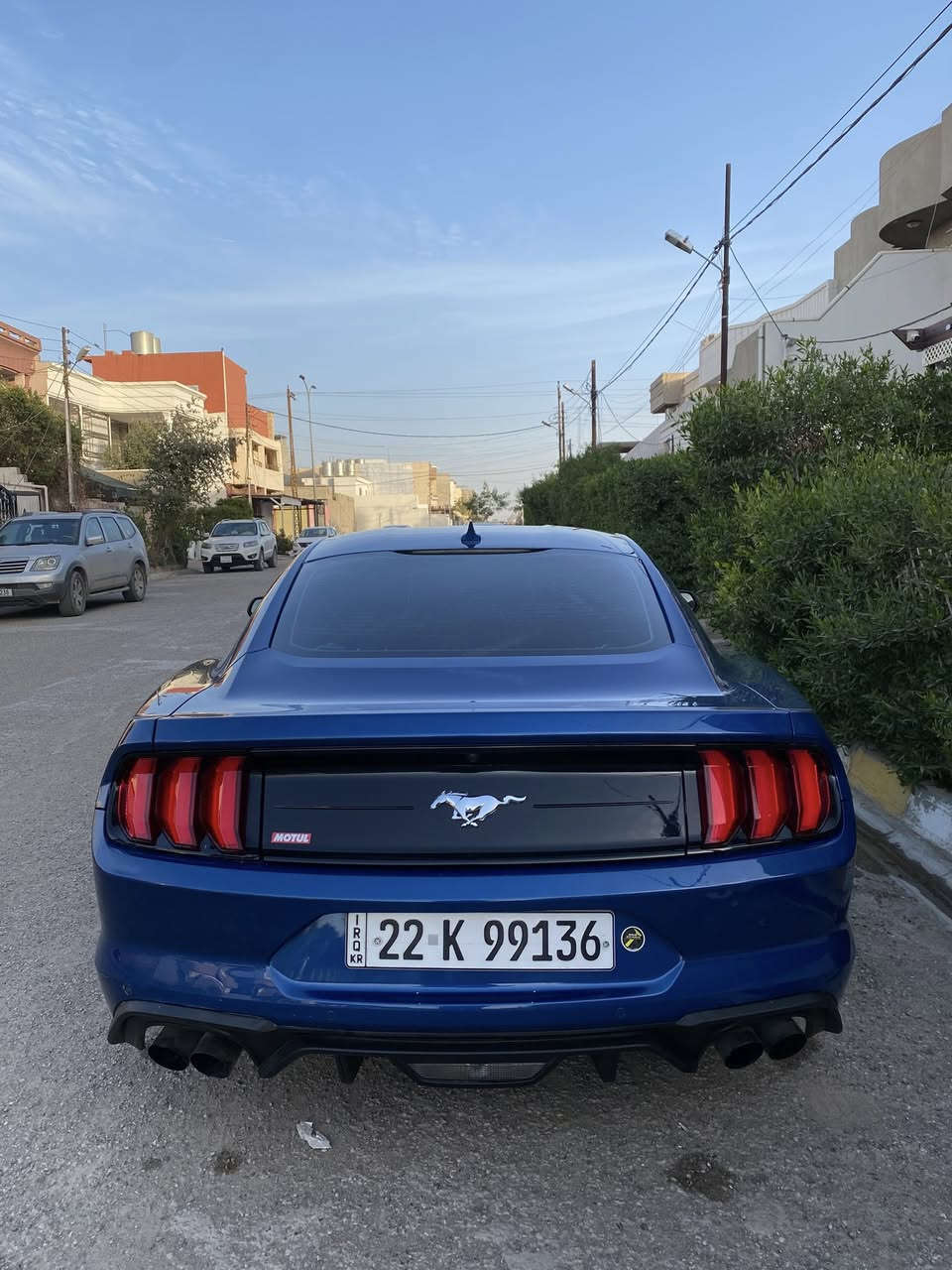 سلام عليكم 
للبيع فورد موستانك موديل 2022 ايكو 
ماشية : 55 ميل 
الكير ومحرك مكفولات 
 الضرر : حادث السيارة موضح بل صورة 
بدون دواخل ايرباك استيرن فقط 
المواصفات: رادار جانبي 
تحكم اكزوز 
شاشة جبيرة
كشن كهرباء 
 السعر : 176 
*********** 
مكان السيارة كركوك
