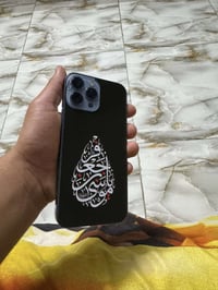 13برو ماكس لون سمائي مميز  مكسور الضهرر فقط  شاشه او بطاريه او كامره (...