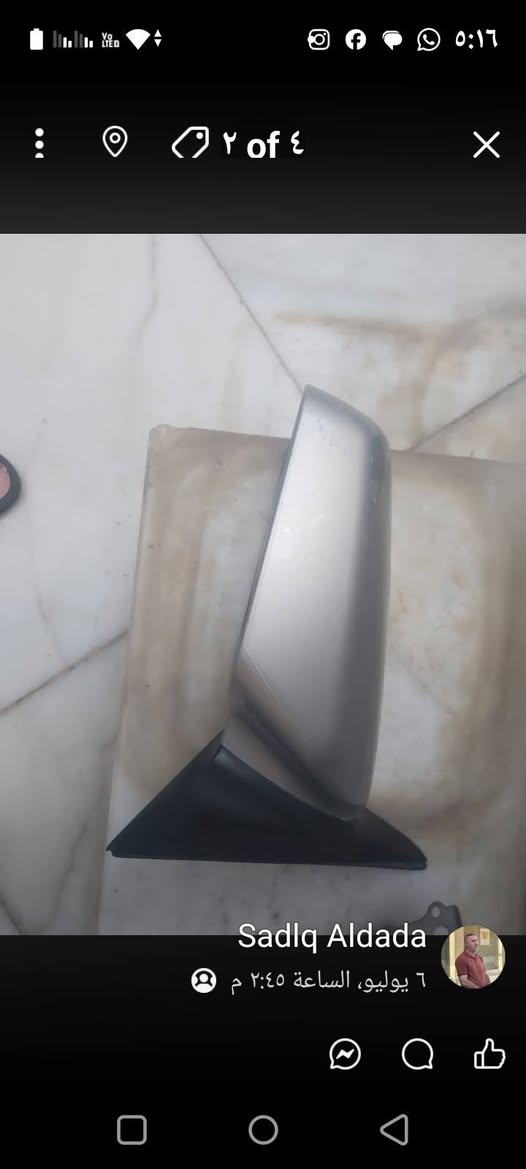السلام عليكم عندي مرايه جانبيه ومسجل راديو اصليات مال كامري للبيع مكاني كربلاء للاتصال ***********
