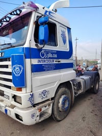 سكانيا ١٤٣ • مكينة وكير شرط • تريله ٣ محاور