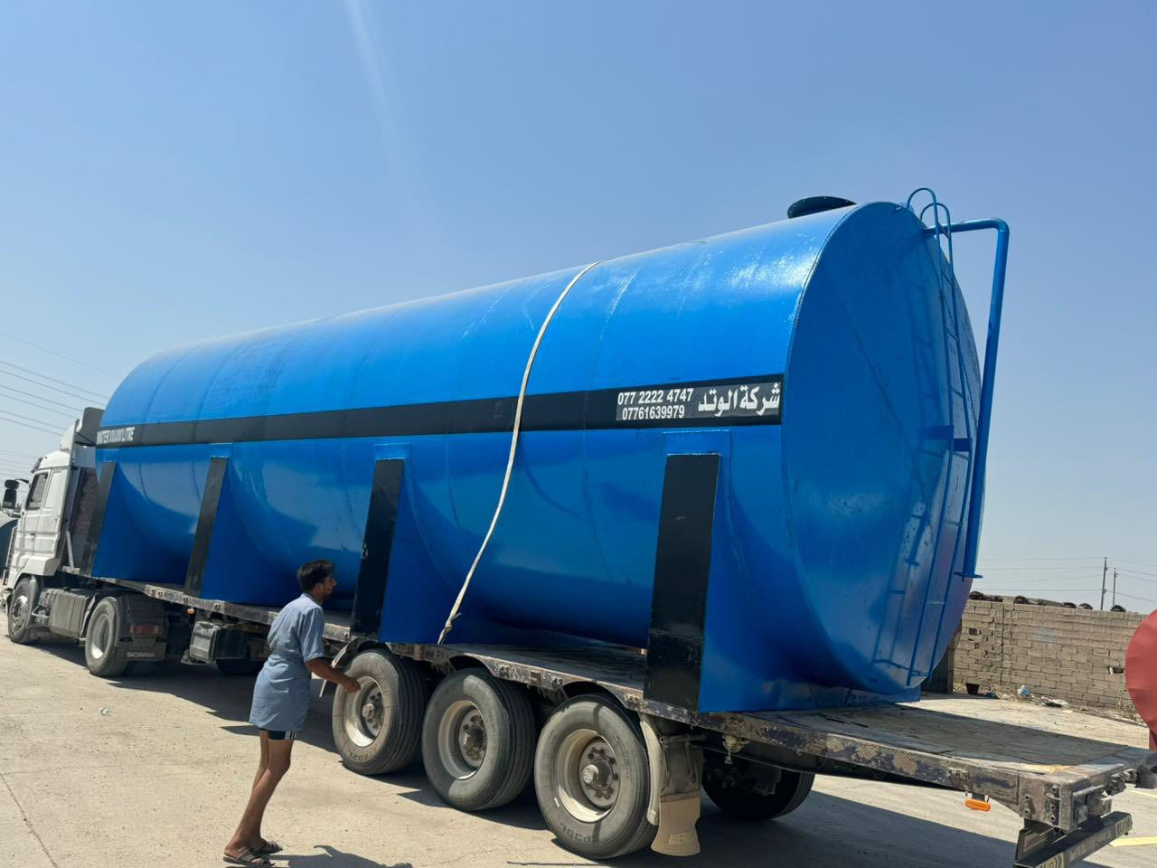 شركة الوتد لصناعة الخزانات 100 الف لتر 
***********
