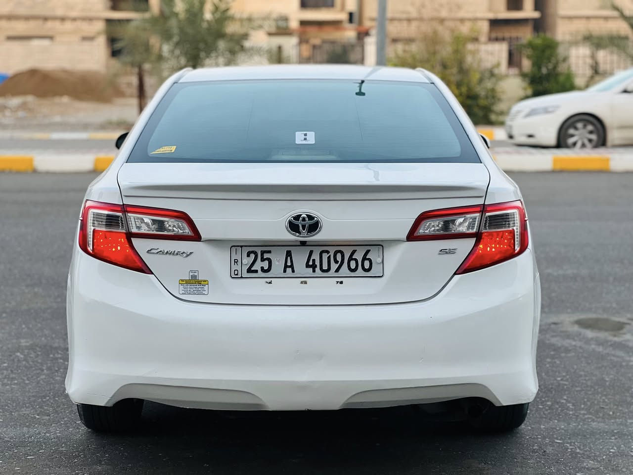 السلام عليكم..اعتذر عن الاقساط والوعده 
للبيع كامري 2013 أمريكي لون ابيض ثلجي 
رقم كركوك دولي(25) سنويه لغايه 2031 بأسمي شخصياً… سياره خير من الله وأحلى من الصور… مواصفات فئه Se كشانه جلد كشانه كهرباء شفتات ستيرن مانع انزلاق ويل كب كروم منضومه زنون اصليه…
سياره مكفوله كفاله عامه من الصبغ(خاليه من الصبغ)…ماشيه 115 حقيقي شرط
محرك 4/2500سلندر بدون كل عيب 
كير بدون كل عيب 
صدر جديد طخم تاير جديد تبريد ثلج تدفئه نار سياره جاهزه مجهزه بدون مصرف 
السعر 139 وبيها مجال للشراي 
مكاني صلاح الدين تكريت 
للاستفسار ***********
