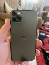 ايفون 11 بروماكس زيتوني نضيف  256 غ بطارية 95% غير مفتوح او غير داخل ص...