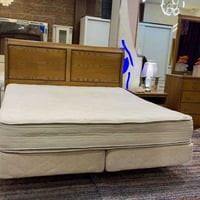 غرفة نوم ماستر • خشب بلوط طبيعي • عمق ٦٠سم