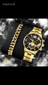 ساعة وسوار • ماركة جينيفا • توصيل