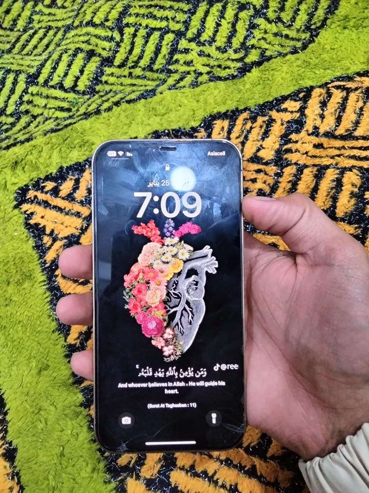 السلام عليكم أيفون ١٢برو ماكس بطارية ٩٢ ذ ٢٥٦
بس اسماعه جوه عطلن  سعره ٤٢٥ ب ***********
