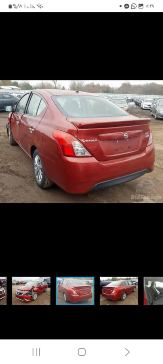 سلام عليكم
سياره نيسان فيرسا موديل ١٨ وارد امريكي للبيع
دسكات تبديل جديد
دبلات تبديل جديد
روس ارواط تبديل جديد
وصور مرفوقه للضربه قبل ما تدخل للعراق 
واكو ضربه جديده بداخل عراق من جهه بصف سايق
رقمهه بغداد
للاستفسار: الاتصال على رقم *********** بي واتساب
علما ان السياره مال معوقين حاليا تتحول حره وصاحبهه موجود
مكانهه الدوره شارع الصحه قرب السوق
