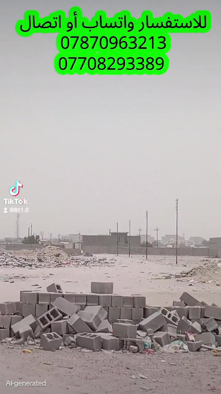 دار زراعي طابقين الزبير منطقة المكصب نزلة سنتر روان
المساحة 400 متر يحتوي على استقبال  و4غرف نوم ومطبخ عدد2 وصالتين وصحيات ماي اساله وسعره 80 مليون وقابل لتفاوض للاستفسار واتساب أو اتصال
*********** / ***********
#مكتب_عقارات_دجلة
