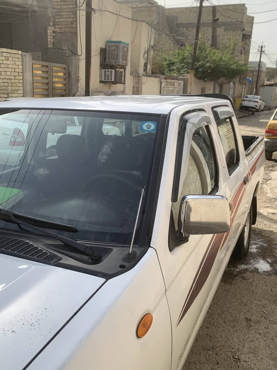 سلام وعليكم
بيكب نيسان 2008 شركة العامة
سيارة خير من الله مابيها اي نواقص مكينة گير صدر تبريد ثلج تخم تاير  سيارة جاهزة على اربعة وعشرين حباية بيها صبغ نص جاملغ امامي صفحت السايق بس بدون دواخل 
رقم انگليزي بغداد باسمي 
عنوان السيارة بغداد 
للتواصل ***********
