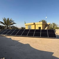 طاقة شمسية • ١٠ ألواح • صلاح الدين الدجيل