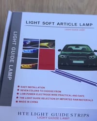 شريط إضاءة أمامي مرن للسيارة (حاجب LED) – 60 سم  استخدامات  إضاءة نهار...