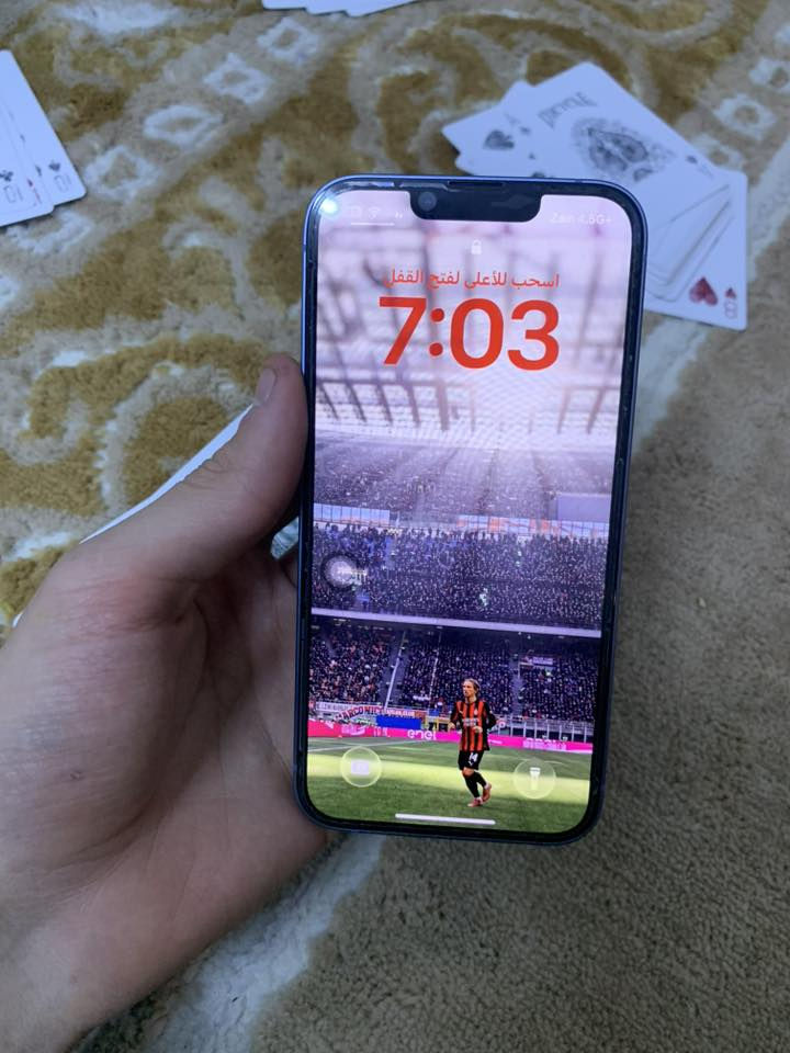 ايفون 14 عادي 
بطارية 88 
ذاكرتة 128
الجهاز نضافتة 100‎%‎ وبعده بالضمان الجهاز كله بلادي وماداخل الصيانة على وضع الشركة ،السعر 500 
للاستفسار *********** عرصيد فقط
