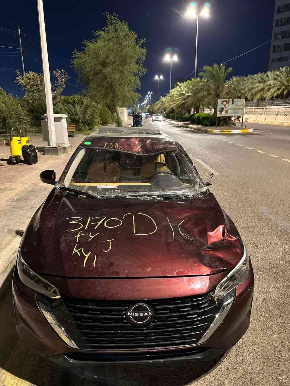 نيسان سنترا ٢٠٢٤ sv+  اعلى مواصفات
حادثه مثل ما موضح
جاملغ بارد راجع
بونيد مبدل ومصبوغ
٣٠سم من الكصه الاماميه مصبوغه وحار راجعه
بيه شخوط قليله
 رقم معوقين ميسان  
مكان السياره ميسان
تاريخ الدخول ٢٠٢٤/٨/٢٠
ماشيه خارج االعراق٧٠٠يعني الف ما واصله 
داخل العراق ٣٦الف وقابل للزياده
بعد ٣سنوات ونص تصير حره
رقم ***********
