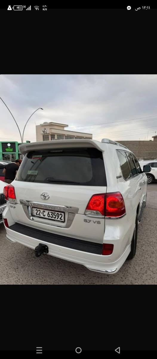 لاندكروزر 2013
كفاله عامه من الصبغ والضرر والبارد
محرك 8سلندر 4600
بريم سعودي اصل 8ايرباك
مكينه وكبر ما مفتوح 
ماشيه 168الف كم
السعر 380 
***********
