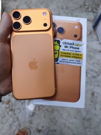 ايفون 17 برو ماكس ذاكرة 256 عربي شرق اوسط مشحون 32 السعر مليونين و75 ا...