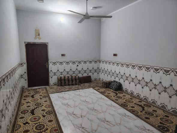 المساحه 220
يتكون من 3 غرف  قياس 5*4
واستقبال 6*4 
دوانيه 10*4 
مطبخ 6*4 
صحيات 
ومنور 1ونص 
بناء جديد صارله سنتين 
الاساس صب كونكريت 
بناء بلوك شمال 
العنوان دور الزراعه 
مقابيل المستشفئ البيطري 
السعر 46 وبيه ومجال
للتواصل ***********
