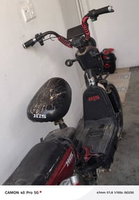 دراجة شحن • كهربائيات شغالة • بطاريات نص عمر