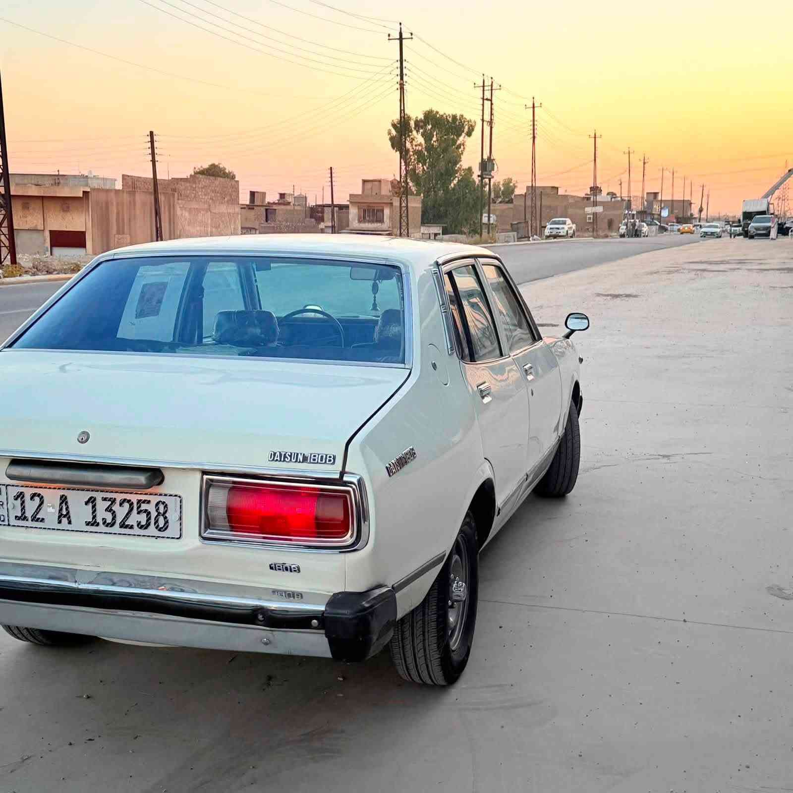 نيسان 
داتسن1979
جاهزا ماتصرف سنت
شرط كير او مكينه او
تبريد
دواخل شركه 
صبغ احزام جماليه 
شرط التحويل 

‭***********‬
