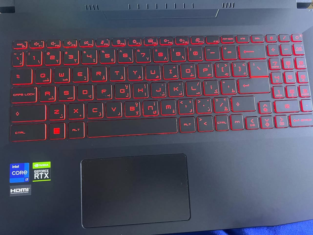 السلام عليكم لابتوب MSI للبيع المواصفات بداخل الصورة قيم اللي يرضي الله وأخذ.       ***********. واتساب فقط
